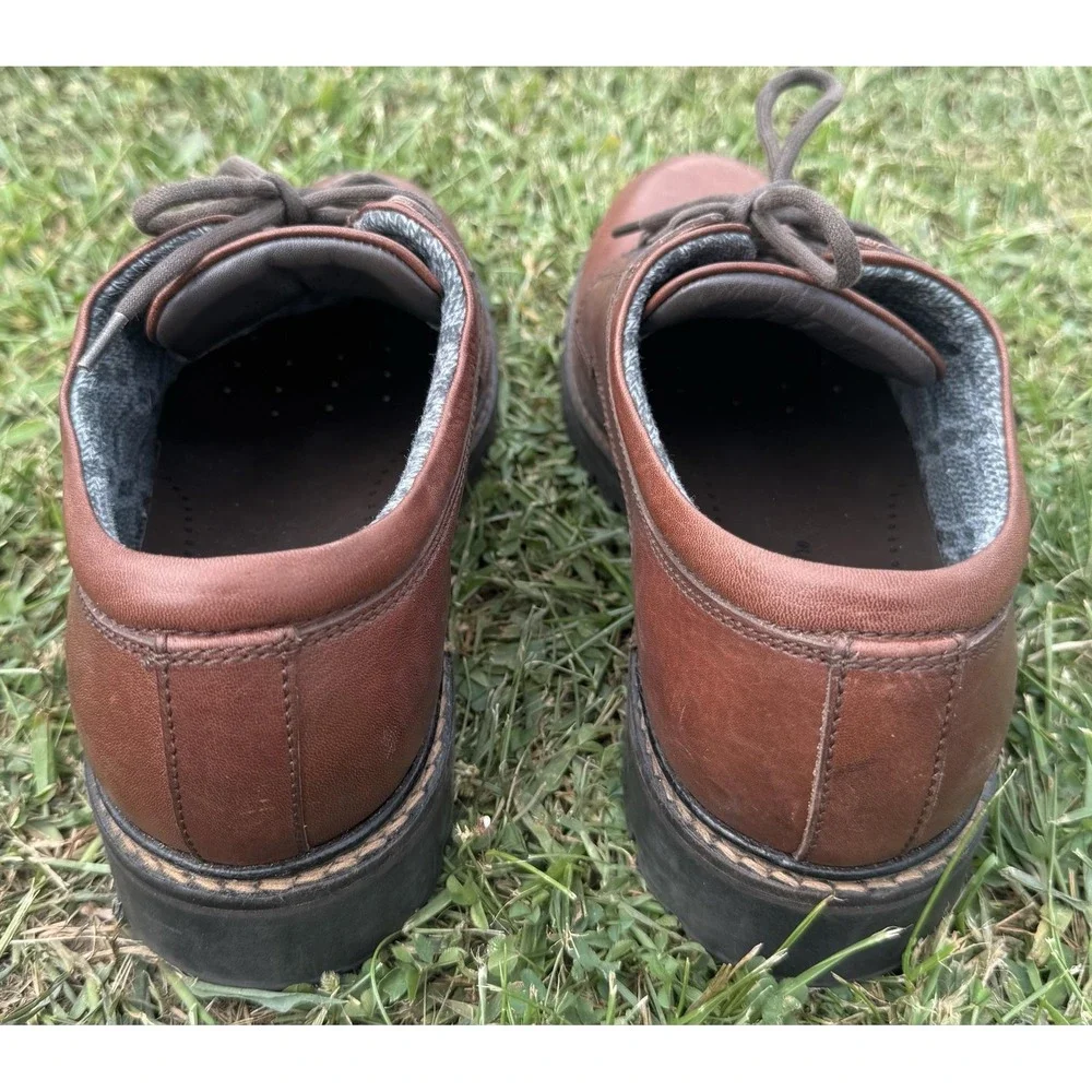 Johnston & Murphy Sport Shoes Mens Size 9.5 Brown Leather Gore-Tex Waterproof
